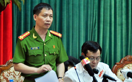 Công an TP Hà Nội thông tin kết quả điều tra chuyện “cò” viên chức, công chức ngành giáo dục tai huyện Sóc Sơn. Ảnh; Dân Trí