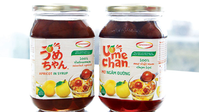 Ajinomoto ra mắt nước giải khát mơ ngâm đường 'Ume chan'