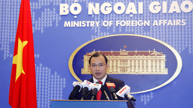 Người phát ngôn Bộ Ngoại giao Việt Nam - Lê Hải Bình. Ảnh: Như Ý