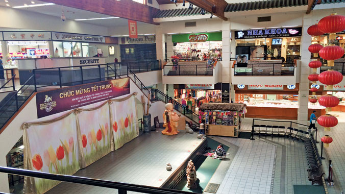 Một khu kinh doanh của người Việt ở Mỹ.