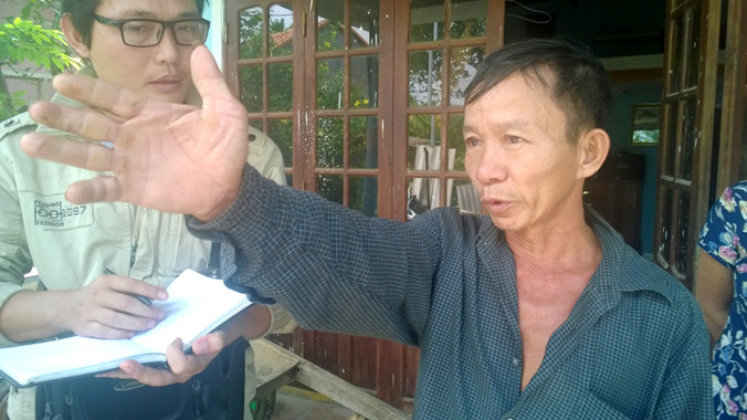 Ông Ngô Tấn Dũng - người bị nhắn tin dọa giết, bức xúc kể lại sự việc.