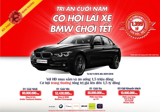 Tới Tràng Tiền Plaza - Ring ngay xe BMW 1,399 tỷ chơi Tết