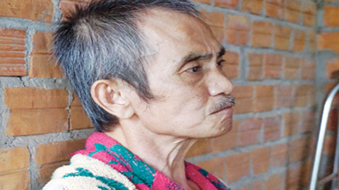 Ông Huỳnh Văn Nén ngày 23/10, sau khi được tại ngoại.