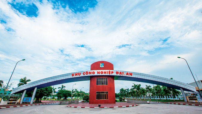 Khu công nghiệp Đại An, điểm đến hấp dẫn của các nhà đầu tư trong và ngoài nước.