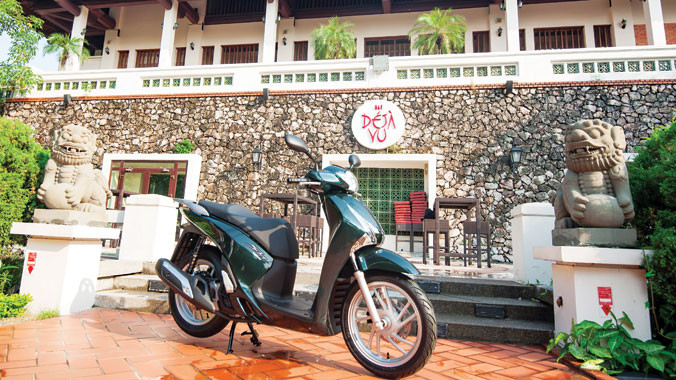 Ðưa hệ thống khóa thông minh lên Honda SH danh tiếng