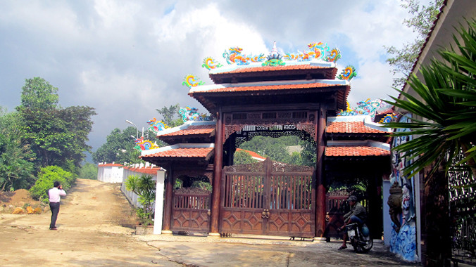 Khu quần thể biệt phủ trái phép của ông Ngô Văn Quang ở núi Hải Vân. Ảnh: PV