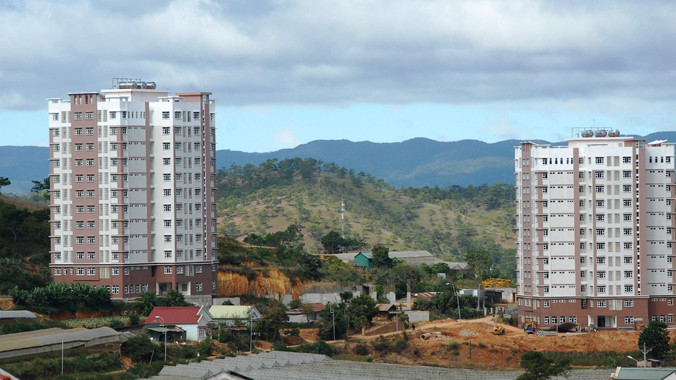 Ký túc xá sinh viên tập trung tỉnh Lâm Đồng .