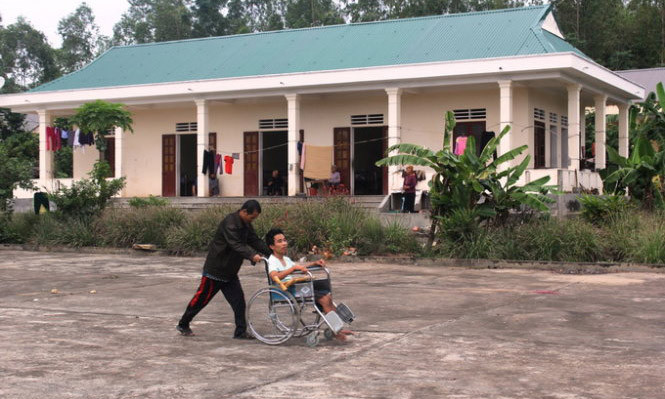 Một góc Trung tâm Bảo trợ xã hội Nghệ An. Ảnh: Tuổi trẻ.