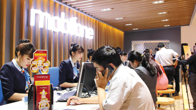 Cửa hàng bán lẻ thiết bị đầu cuối của MobiFone.