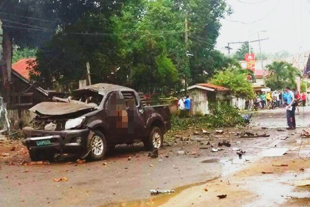 Hiện trường vụ đánh bom