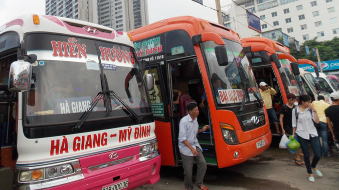 Lãnh đạo bến Mỹ Đình cho biết, bến đang quản lý hơn 1.600 “nốt” xe do cấp trên chấp thuận. Ảnh: Anh Trọng
