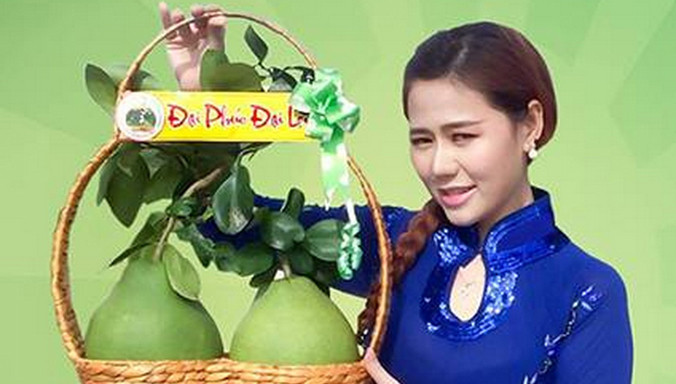 Cây bút khuyết tật sáng chế giỏ đựng bưởi