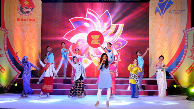 Diễn đàn Thanh niên ASEAN 2015 diễn ra hồi tháng 9 tại TPHCM. Ảnh: TTXVN