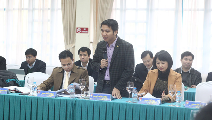 Đại biểu phát biểu tại Hội nghị. Ảnh: P.H