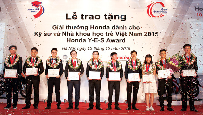 10 thí sinh đạt giải năm 2015.