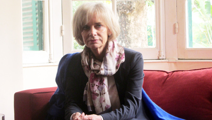 Chủ nhiệm Ủy ban Đối ngoại Quốc hội Pháp, bà Elisabeth Guigou. Ảnh: Trúc Quỳnh