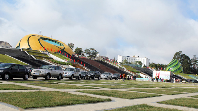 Một góc Quảng trường Lâm Viên. Ảnh: K.A