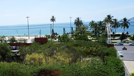 Hiện trạng khu đất 48-48A Trần Phú, Nha Trang.