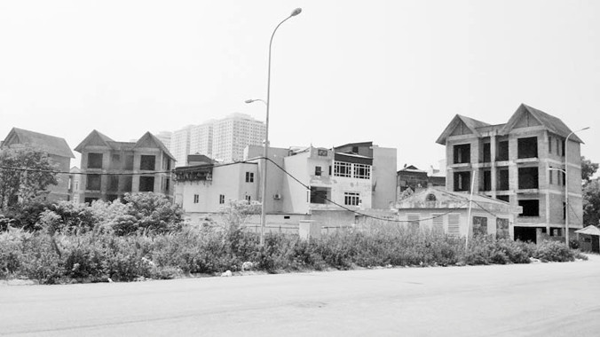 Nhiều công trình sai phạm ở huyện Thanh Trì (Hà Nội) vẫn chưa được xử lý. Ảnh: Minh Đức