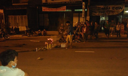 Hiện trường vụ việc. Ảnh: Người lao động