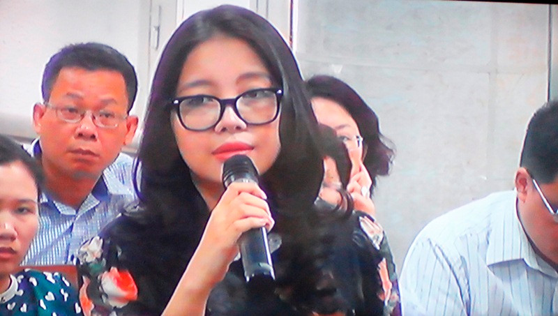 Bà Đặng Ngọc Lan, vợ bầu Kiên