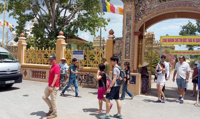 Chùa Vĩnh Tràng - nơi xảy ra vụ truy sát làm một thanh niên tử vong. Ảnh: Đức Thịnh