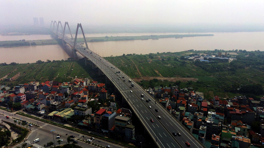 Quy hoạch sông Hồng sẽ không "nhồi" công trình hai bên sông Ảnh: Hồng Vĩnh