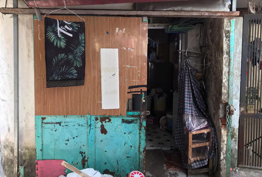 Ngôi nhà nơi cháu B. bị xâm hại Ảnh: D.T 