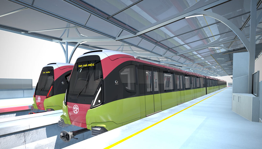 Thiết kế của đoàn tàu metro Nhổn - ga Hà Nội 
