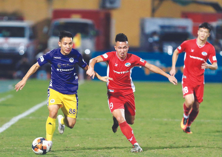Viettel và CLB Hà Nội xứng đáng là kỳ phùng địch thủ ở V-League 2020 ảnh: Anh Tú 