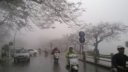 Thời tiết ngày 17/2: Bắc Bộ có mưa