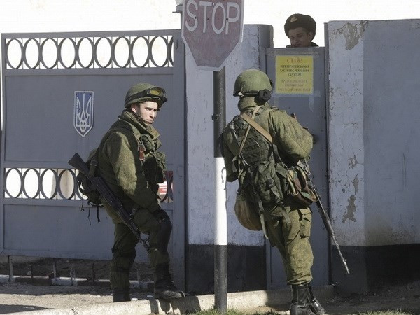 Lính biên phòng Ukraine. (Nguồn: Itar-Tass) 