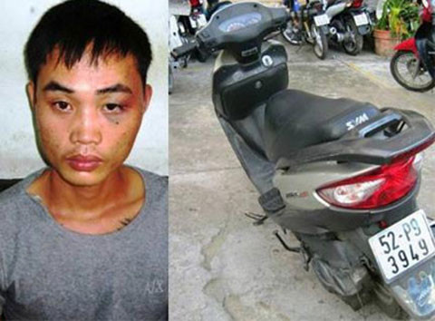 Dùng roi điện cướp xe máy có 147.000 USD