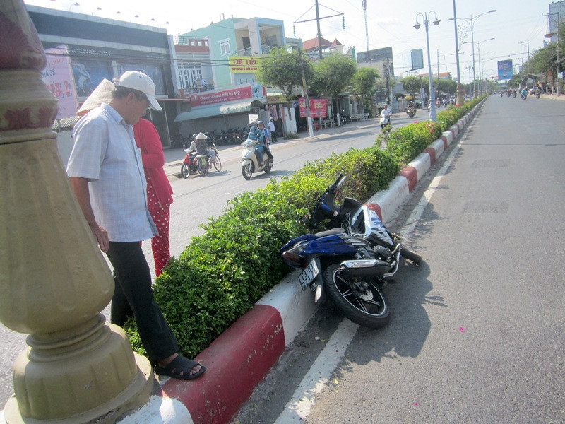 Hiện trường vụ tai nạn làm một người thiệt mạng.