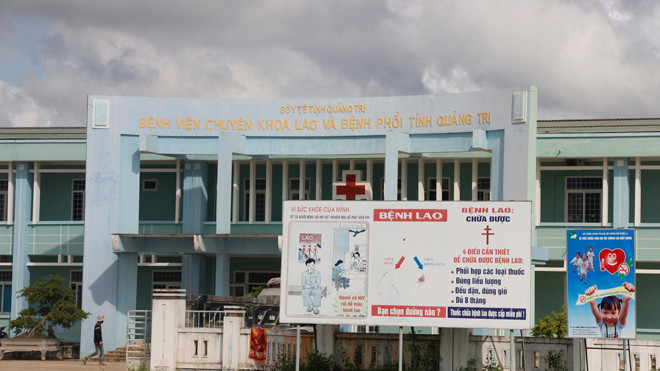 Bệnh viện Chuyên khoa Lao và Bệnh phổi Quảng Trị. Ảnh: H.T