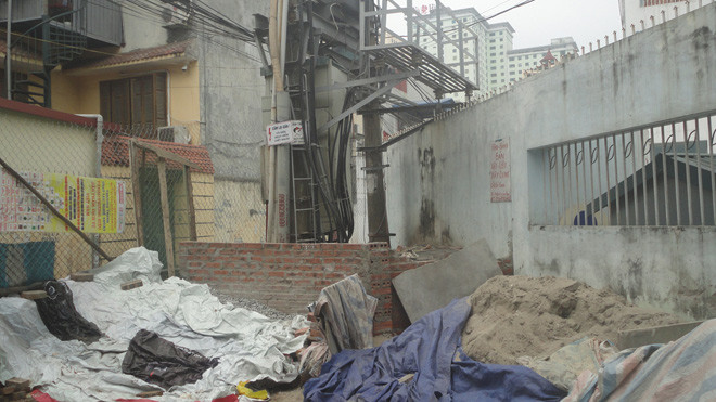 Nơi để trạm biến áp bị chiếm dụng