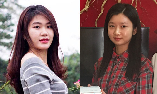 Lê Thị Thùy Linh (trái) và Nguyễn Thị Tuyết (phải). Ảnh: H.L