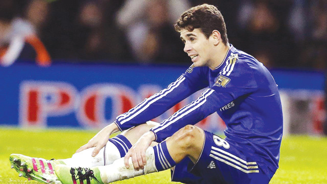 Tiền vệ Oscar trở thành bản hợp đồng kỷ lục ở Trung Quốc khi rời Chelsea đến Shanghai SIPG. Ảnh: Getty Images