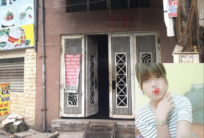 Ngôi nhà H. báo với gia đình cháu ở trong những ngày mất tích. Ảnh: Nguyễn Hoàn; ảnh nhỏ: Cháu Vi Thị H.(ảnh do gia đình cung cấp).