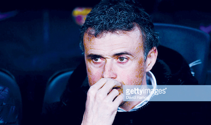 HLV Enrique sẽ rời sân Nou Camp vào cuối mùa giải năm nay. Ảnh: Getty Images