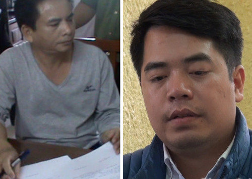 Chân dung Bùi Hiếu Võ (trái) và Phan Kim Khánh. Ảnh do Cơ quan công an cung cấp.