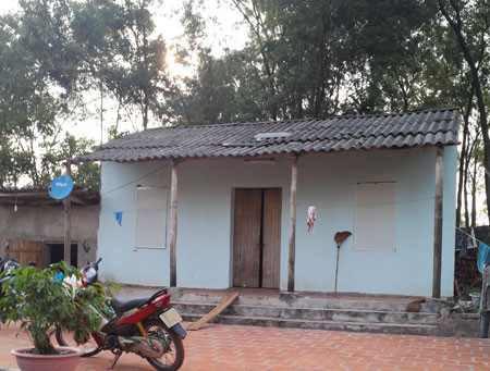 Ngôi nhà nơi xảy ra vụ việc.