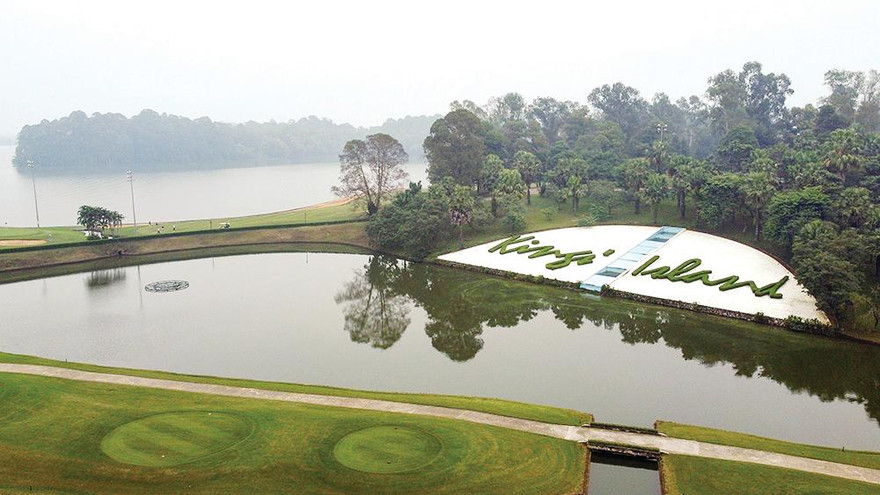 Những công tác chuẩn bị đã hoàn tất, sẵn sàng đón các golfer trong ngày thi đấu hôm nay. Ảnh: Mạnh Thắng