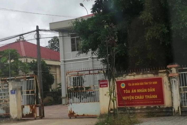  TAND huyện Châu Thành, nơi xảy ra vụ án khiến Chánh án, phó Chánh án bị truy tố