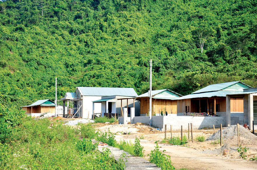 Làng Thanh niên lập nghiệp Thạnh Mỹ những ngày đầu mới thành lập. - Ảnh: Nguyễn Thành