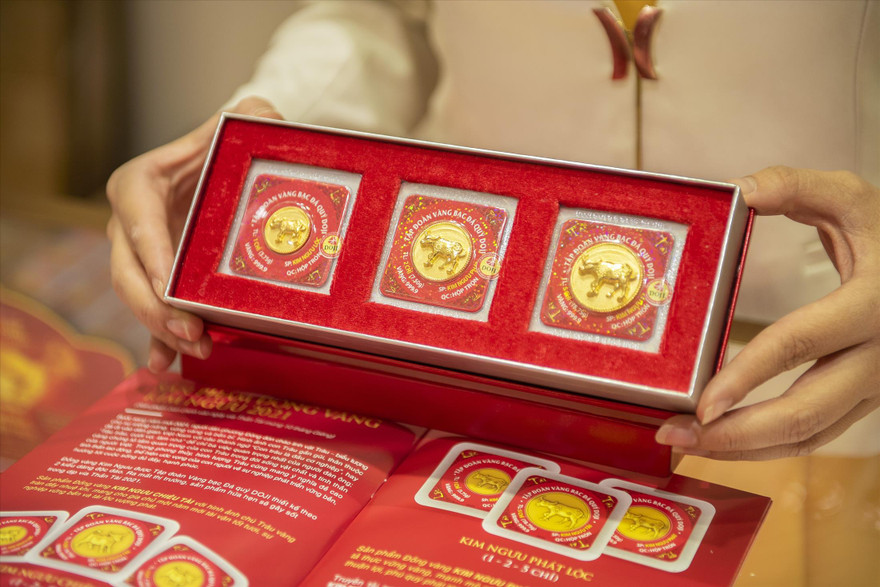 Vàng ép vỉ được kỳ vọng sẽ gây sốt trong ngày vía Thần tài năm 2021