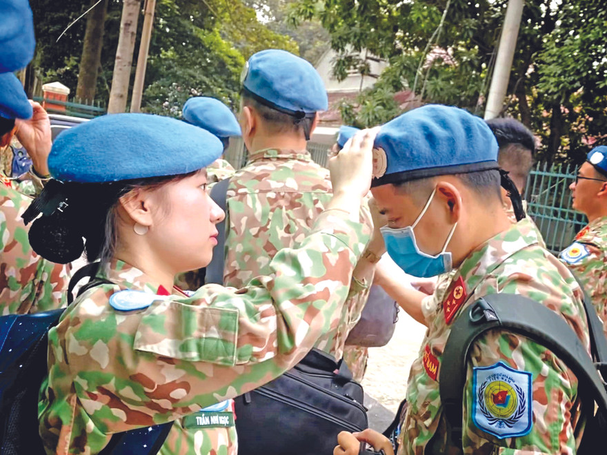 Thanh xuân của nhiều quân nhân trẻ là mong muốn được tham gia lực lượng gìn giữ hòa bình Liên Hợp Quốc