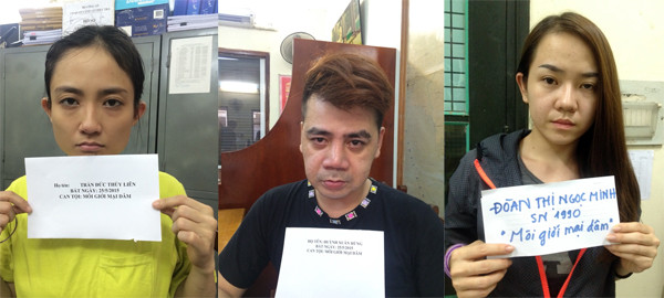 Các “má mì” bị khởi tố bị can.