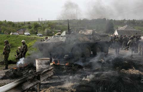 Quân đội Ukraine mất 400 binh sỹ tại ngoại ô Donetsk