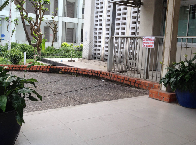 Hiện trường nơi xảy ra sự việc. Ảnh: Đông Sơn